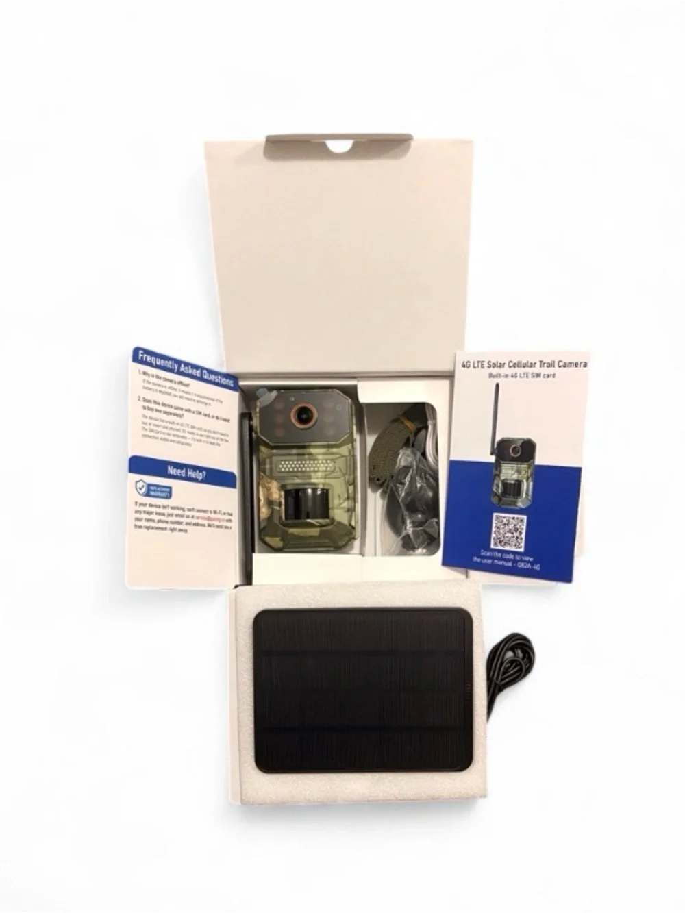 4G LTE Solar Cellular Trail Camera - Green